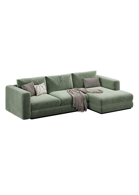 Диван Стил. Угловой цвет - зеленый