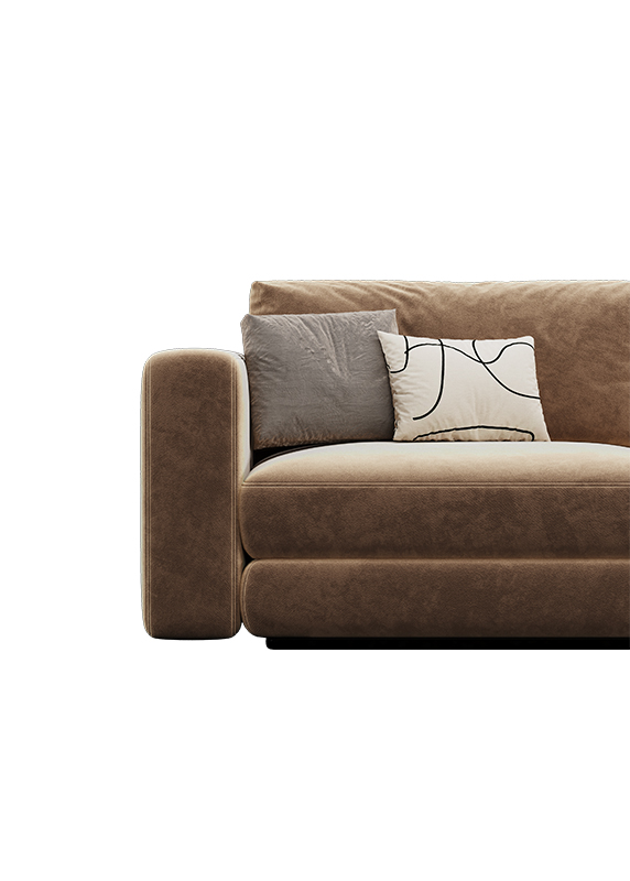 Диван Стил-2 цвет - коричневый