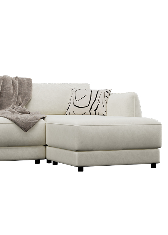 Диван Рей. Угловой цвет - светлый