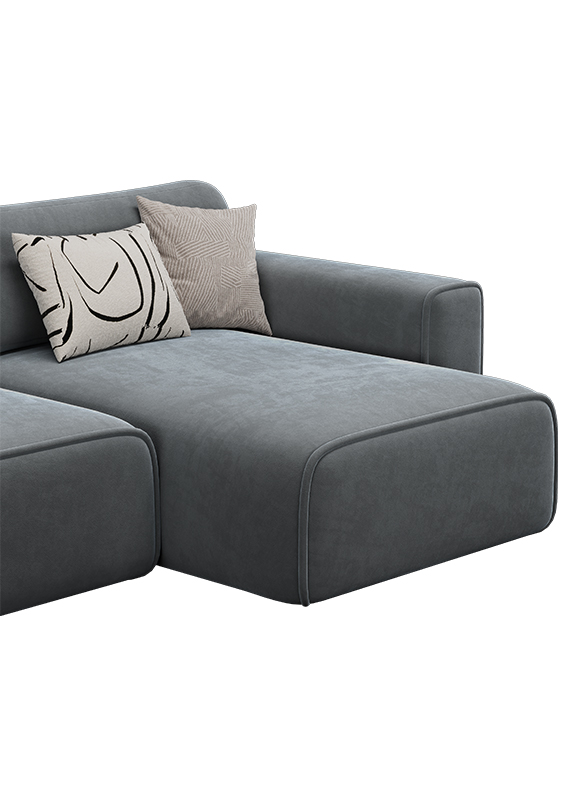 Диван Юнит-2. Угловой цвет - серый