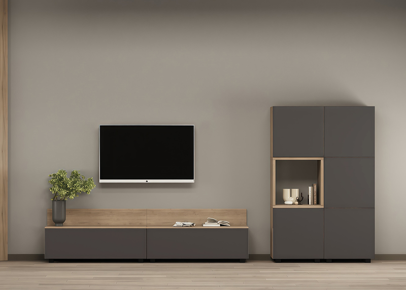 Гостиная Артнэйл 4 цвет - базальт