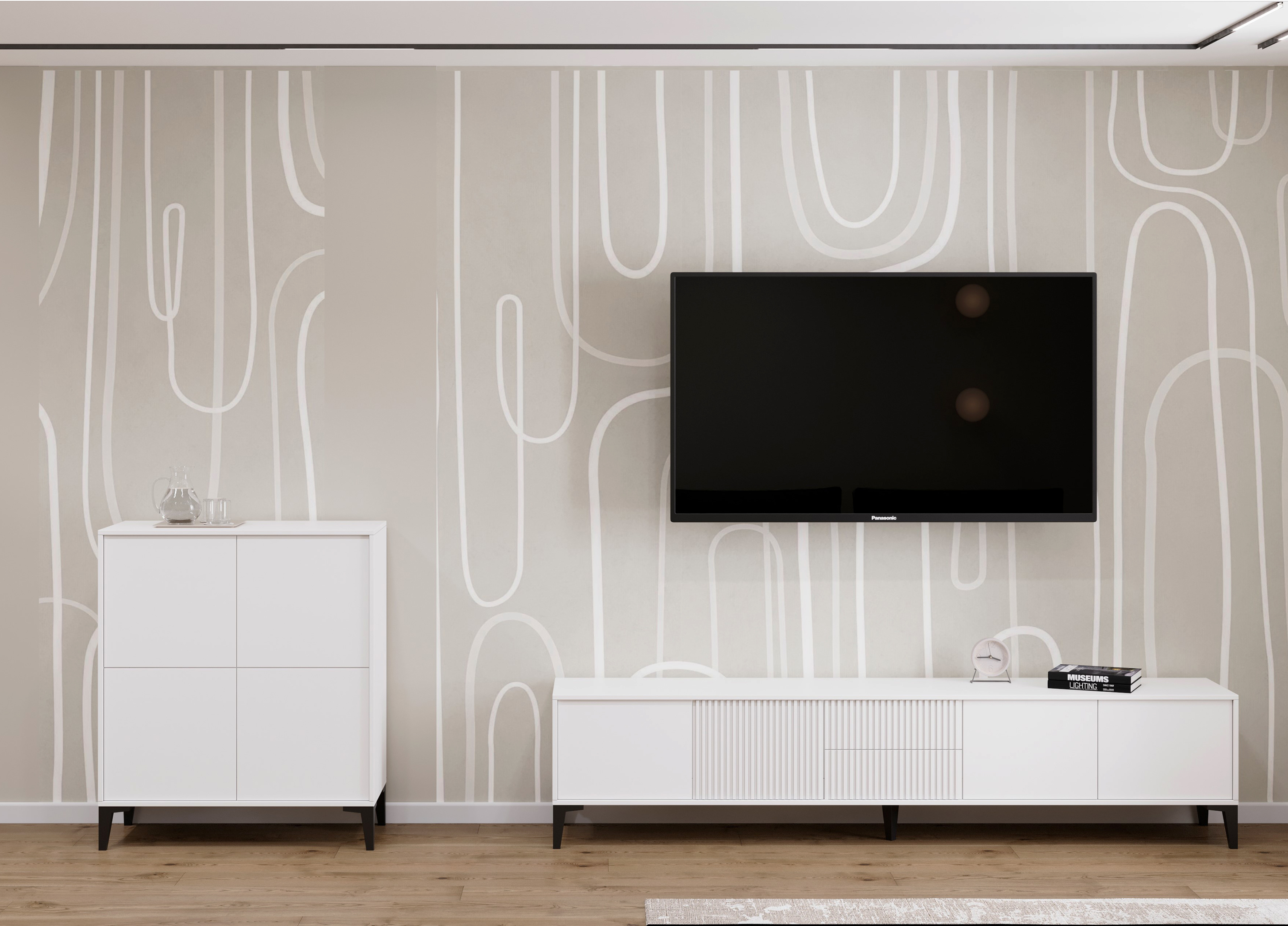 Гостиная Бэсейн цвет - белый