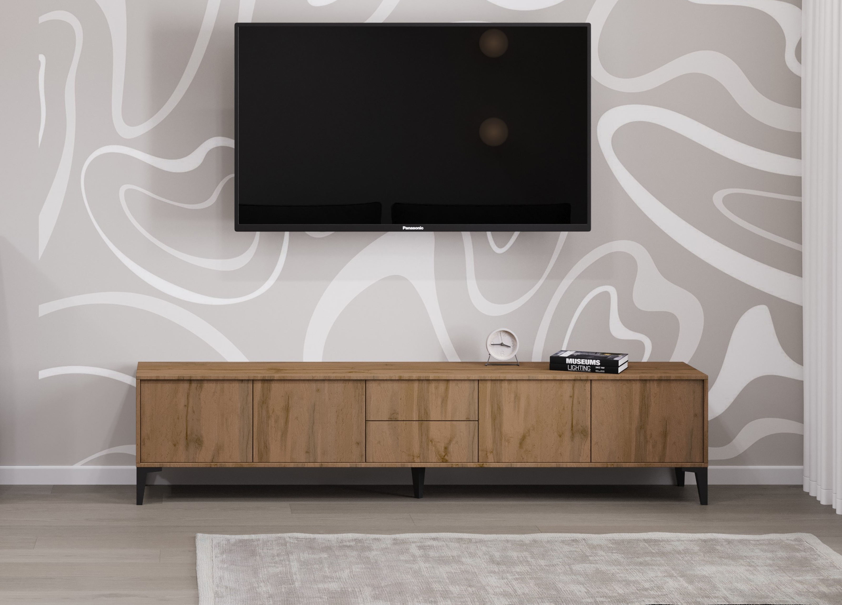 Тумба Бэсейн цвет - дуб вотан