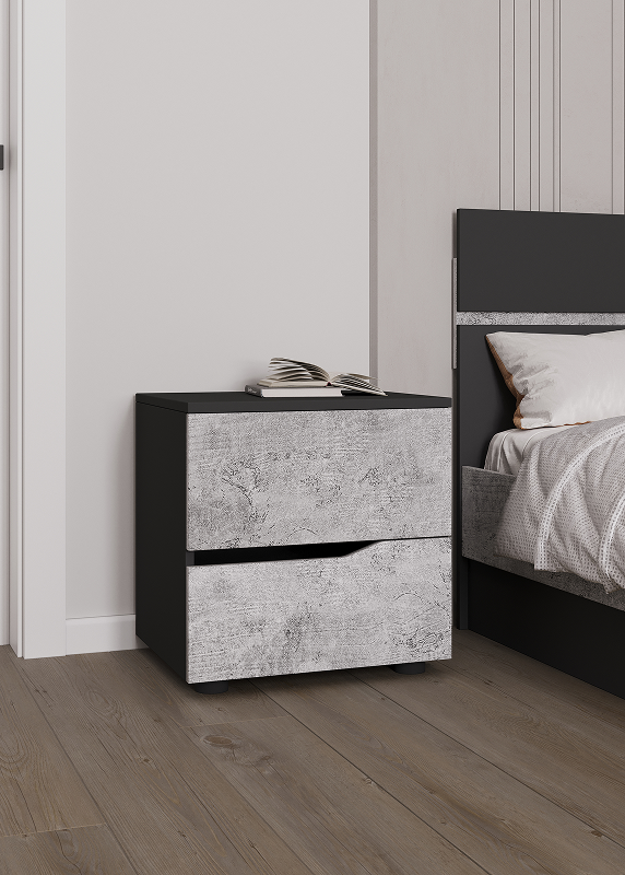 Детская Сильва цвет - базальт/цемент