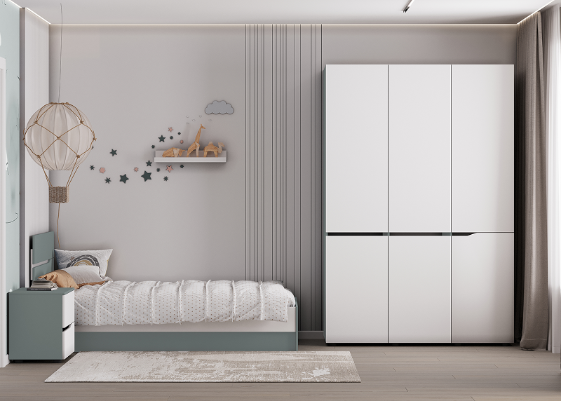 Детская Сильва цвет - белый/форест