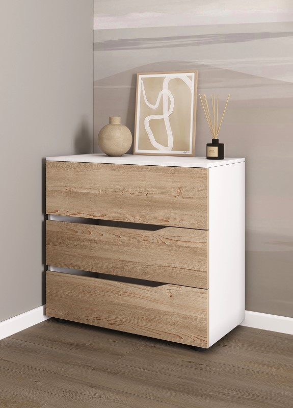 Спальня Сильва цвет - белый/олеандр бежевый