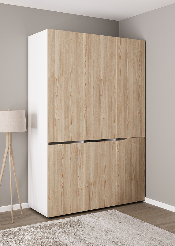 Спальня Сильва цвет - белый/олеандр бежевый