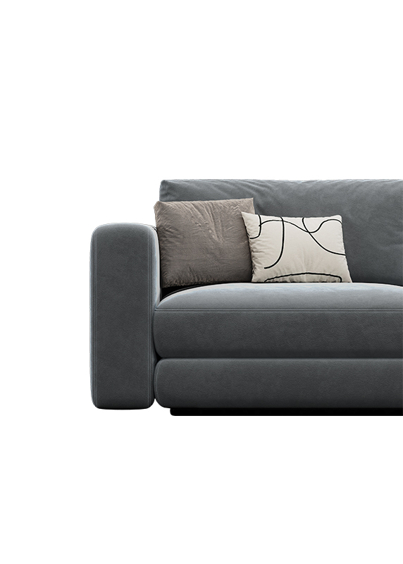 Диван Стил-2 цвет - серый